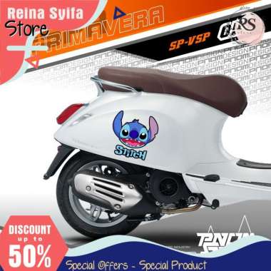 Cutting Stiker Striping Scoopy / Vespa Stitch SP VSP P059 Hologram