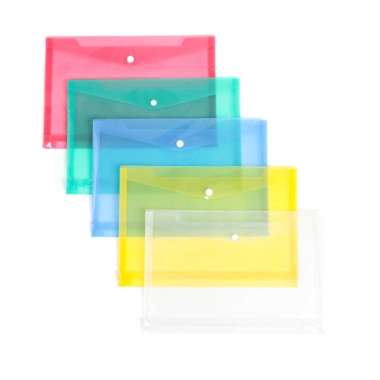 Map Plastik Kancing Folio (F4) Figo Kuning