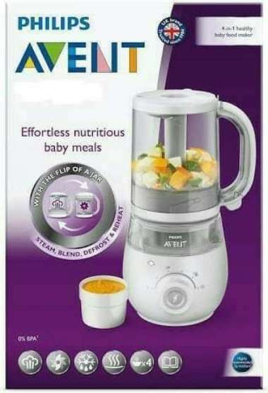 Philips Avent 4 in 1 Healthy Baby Food Maker ( New steam blender) Multicolor