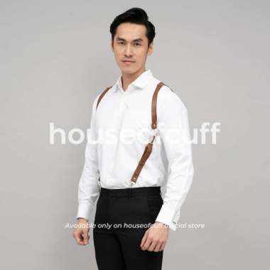 Houseofcuff Suspender Backpack Kulit Leather Coklat