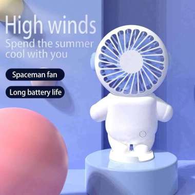 UARELIFFE Kipas Angin Mini Portable Fan Astronaut 3 Mode USB UR913 Kipas Angin Dinding Ac Besar Berd