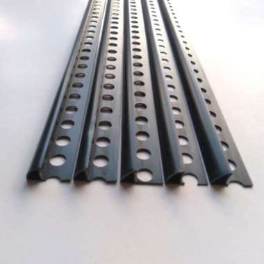 Tile trim Kuku Macan List Kramik Keramik Granit Teltrim Plastik 120 cm - Cream Hitam