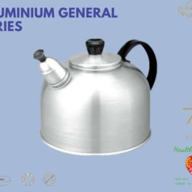Teko Bunyi Bima 22 24 cm 22cm 24cm 4 5 lt Alumunium Whistling Kettle - 24 cm 22 cm