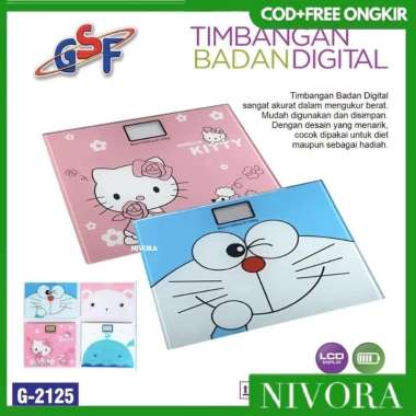 TIMBANGAN BADAN DIGITAL KACA - KARAKTER / GSF 2125