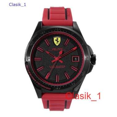 Original 100%!! Jam Tangan Pria Ferrari Scuderia Pilota 0830424 Garansi Resmi 2 Tahun