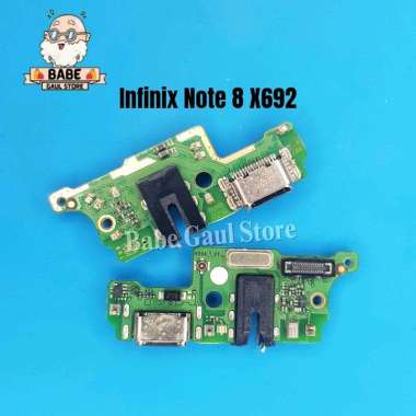 Flexible Papan Cas Infinix Note 8 X692 Konektor Cas Charger Board