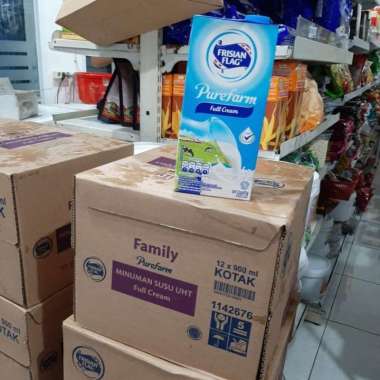 Bendera UHT PLAIN susu fullcream 900ml x 12