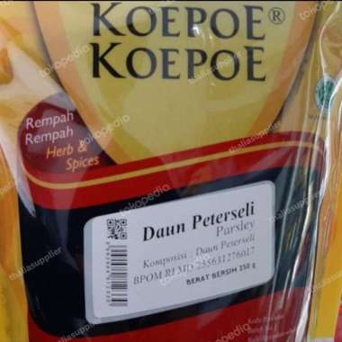KOEPOE KOEPOE PARSLEY DAUN REMPAH KERING 225GR