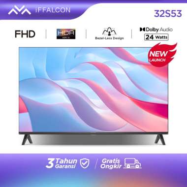 [NEW LAUNCH] iFFALCON 32S53 - 32 inch Smart HD TV - Android 11 - Google Play/Netflix/YouTube - WiFi /HDMI/USB - Dolby Audio - Micro Dimming