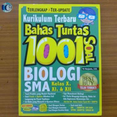 Kurikulum Terbaru Bahas Tuntas 1001 Soal Biologi SMA Kelas 10, 11, 12