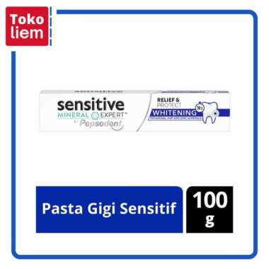 Pepsodent Pasta Gigi Sensitive Expert Whitening 100G