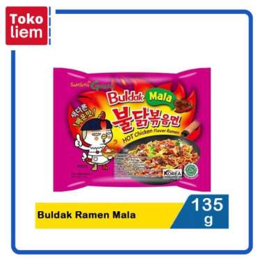 Promo Harga Samyang Hot Chicken Ramen Buldak Mala 135 gr - Blibli