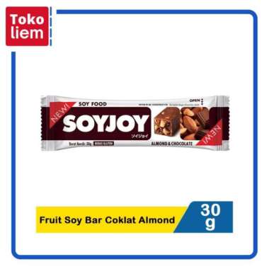 Soyjoy Fruit Soy Bar Coklat Almond 30G