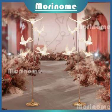 Lampu Burung Standing Dekorasi Pern Standing burung-2pcs