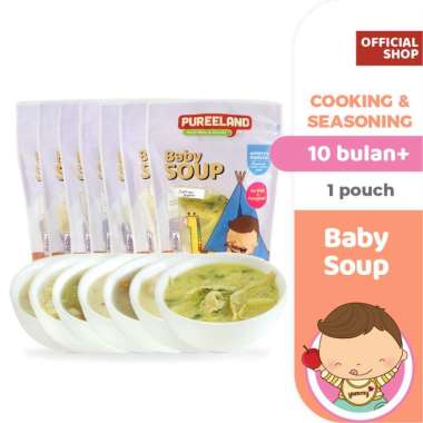 Pureeland Baby Soup / Soup MPASI / Kuah MPASI Bayi / Kaldu MPASI Bayi / Makanan Bayi Organik Garang 
