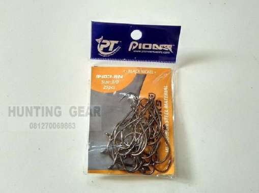 Kail-Mata pancing-hook-Kail pancing-Kail- PIONER Black Nickel