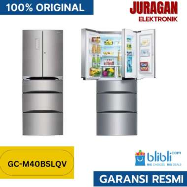 LG GC-M40BSLQV Kulkas Multi Door 499 Liter Inverter Linear Compressor