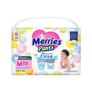 Promo Harga Merries Pants M28 28 pcs - Blibli