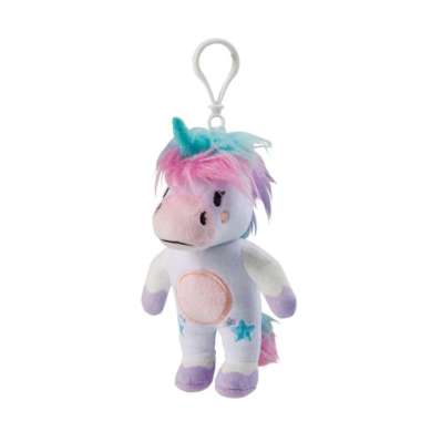 Mainan Stumble Guys Clip on Plush Unicorn