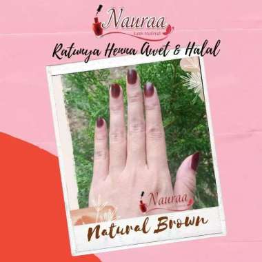 NAURA KUTEK MUSLIMAH BPOM ORIGINAL KUTEK NAURA HALAL SAH SHOLAT RATUNYA KUTEKS HALAL MUSLIMAH HENNA 