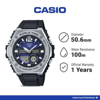 Casio General MWQ-100-2AVDF Jam Tangan Pria Original Analog Digital