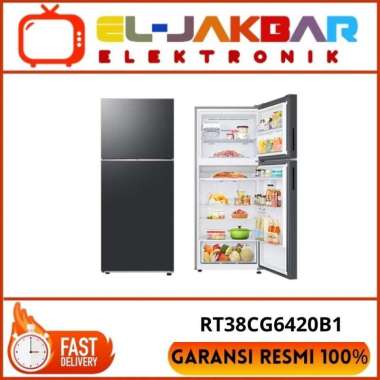 Samsung rt38cg6420b1 kulkasungkep 2 pintu 393 l rt 38cg6420b1 / rt38