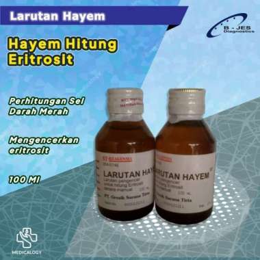Reagen Hayem 100 ml | Larutan Hitung Eritrosit / Sel Darah Merah 100ml