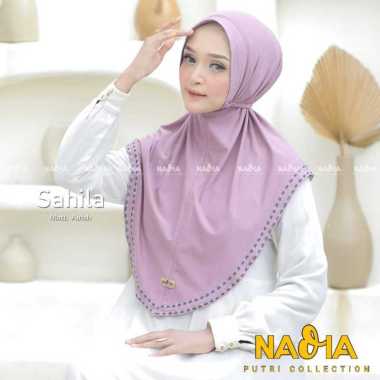 AliMaMa - JILBAB SAHILA - Hijab Instant Kerudung Kurung Jersey Jersi Airis Airish Trendy Kekinian Fa