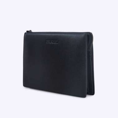 EM11 TAS KECIL PRIA EVERBEST CLUTCH BAG ORIGINAL KULIT ASLI ORI BRANDED HITAM BLACK