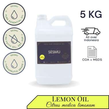 5 KG / 5 L / 5000 ML LEMON 100% PURE ESSENTIAL OIL / MINYAK ATSIRI
