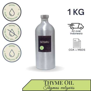 1 KG / 1 L / 1000 ML THYME 100% PURE ESSENTIAL OIL / MINYAK ATSIRI