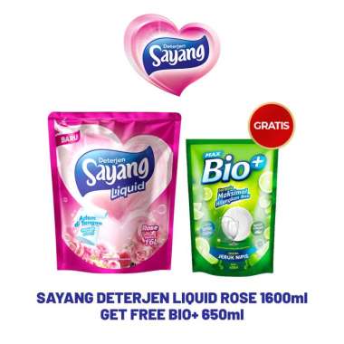 Promo Harga Sayang Liquid Detergent Rose 1600 ml - Blibli