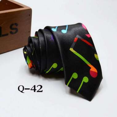 DASI KANTOR PRIA WARNA HITAM PUTIH / MOTIF KOTAK READY - Motif R