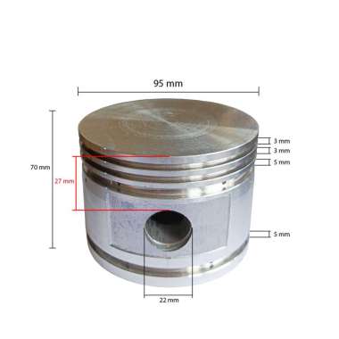 Piston Seher 95mm Kompresor Angin 3hp - 15hp