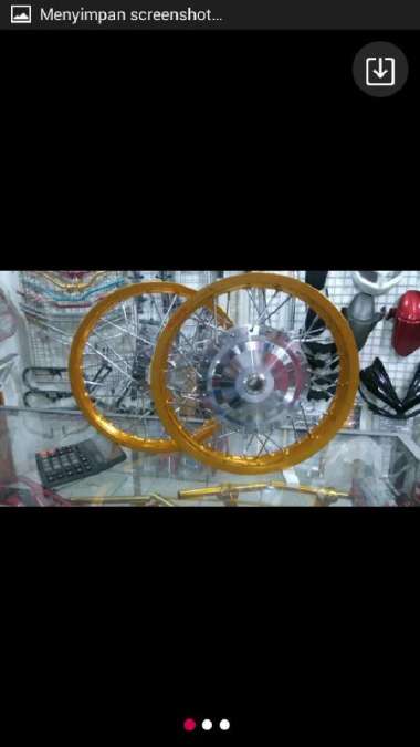 sepaket velg jari2 ring 14 for mio new,mio m3,mio lama,xeon,vario dll