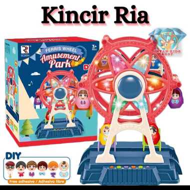 MAINAN ANAK FERRIS WHEEL AMUSEMENT PARK BIANGLALA KINCIR KARNAVAL RZ203 TAMAN HIBURAN Kemasan Biasa
