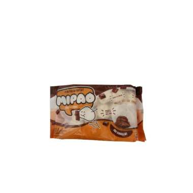 PELANGI Mipao Coklat Strawbery Vanilla Pandan isi 30pcs minipao, Rasa Coklat