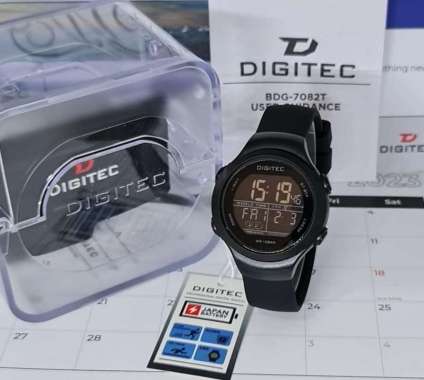 Jam Tangan Wanita Digitec 7082 Digital Original-Hitam Hitam