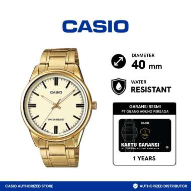 CASIO Standard MTP-V005G-9AVDF Jam Tangan Pria - Gold Emas