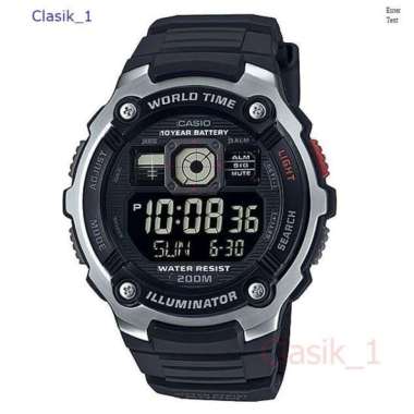 Original 100%!! CASIO AE-2000W-1BVDF - Jam Tangan Pria Digital