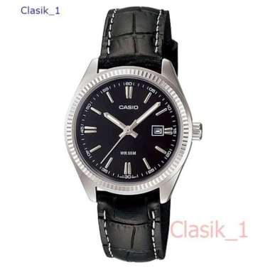 Original 100%!! CASIO LTP-1302L-1AVDF - Jam Tangan Wanita - Hitam