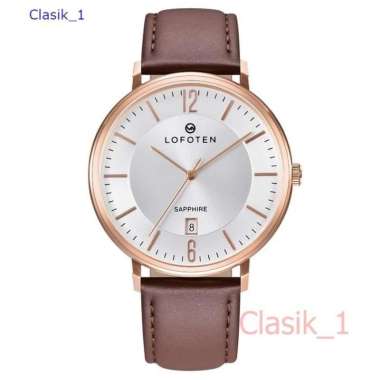 Original 100%!! Lofoten 8103 F-8103M Sapphire Jam Tangan Pria Brown Rose