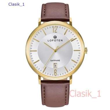 Original 100%!! Lofoten 8103 F-8103M Sapphire Jam Tangan Pria Brown Gold