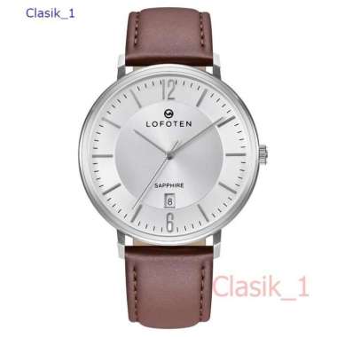 Original 100%!! Lofoten 8103 F-8103M Sapphire Jam Tangan Pria Brown silver