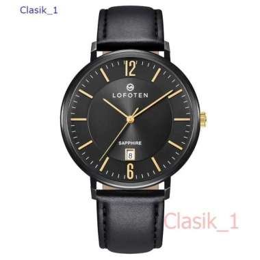 Original 100%!! Lofoten 8103 F-8103M Sapphire Jam Tangan Pria Full Black