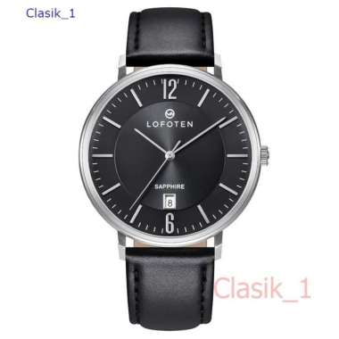 Original 100%!! Lofoten 8103 F-8103M Sapphire Jam Tangan Pria Black silver