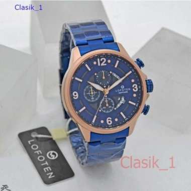 Original 100&!! Jam Tangan Pria LOFOTEN 6507 F-6507 Sapphire Biru