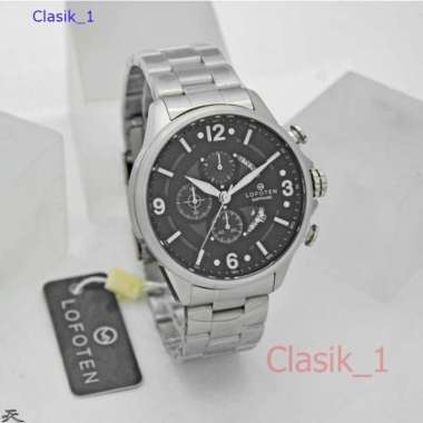 Original 100&!! Jam Tangan Pria LOFOTEN 6507 F-6507 Sapphire Silver