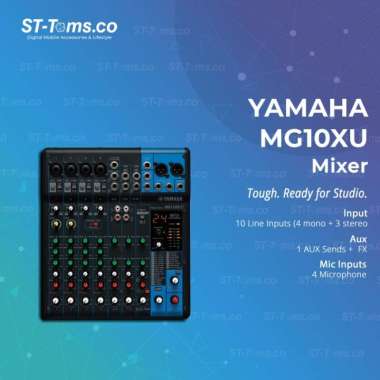 Yamaha MG10XU MG 10XU MG10 XU Mixing Console Xixer 10 Channel Knob