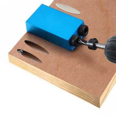 RDEER Kit Adapter Mata Bor Pembuat Lubang Baut Papan Kayu